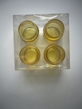 Pack Of 4 Yellow Mini Shot