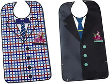 2 PCS Adult Bibs for Men