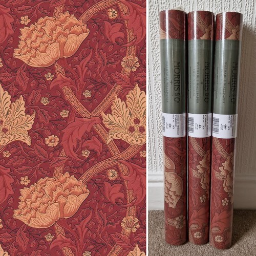 Morris co wallpaper rolls - x3,
