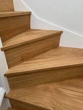 3 Winder stairs oak cladding