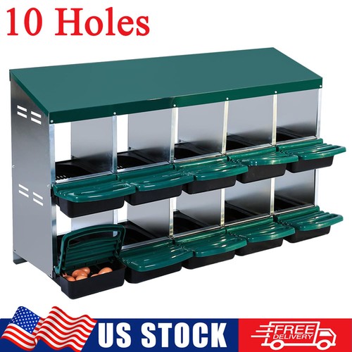 Chicken nesting boxes holes - boxes, 10