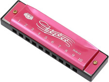 Pink Harmonica, 10 Hole 20