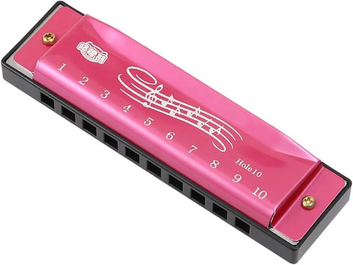 Pink harmonica hole 20 - pink,
