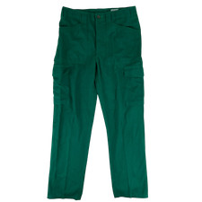 Austrian Army Trousers Fatigues Green Blue Vintage 1980s W33 L32