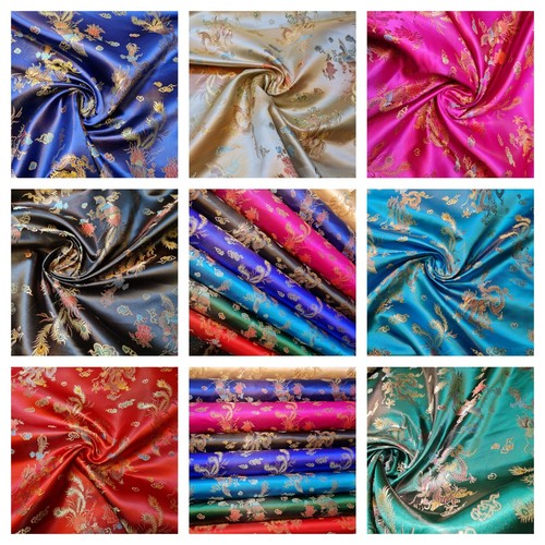 Chinese dragon brocade fabric - dragon,