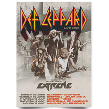 Def Leppard Concert Music Posters 2026 UK Concert Poster Wall Art Prints A5-A1