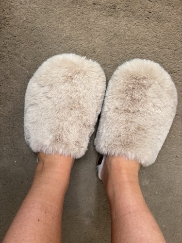 Women primark fluffy sliders - primark,