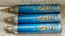 SodaStream Empty Gas Cylinder Bottles x3. Exchange For Money Off Your Refills.