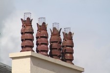 Photo A3 four matching chimney