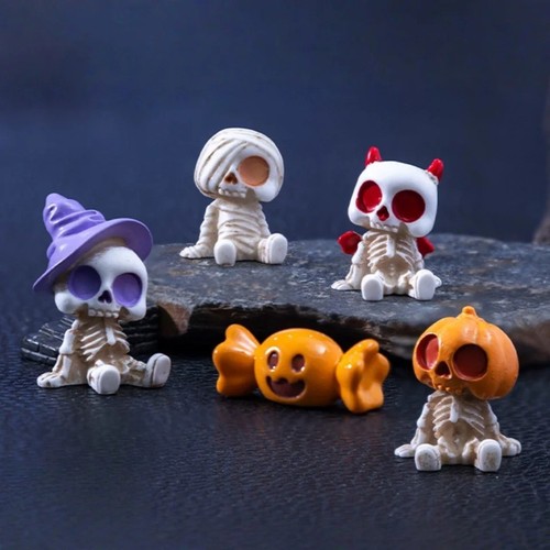 4pcs halloween mini figurines - halloween,