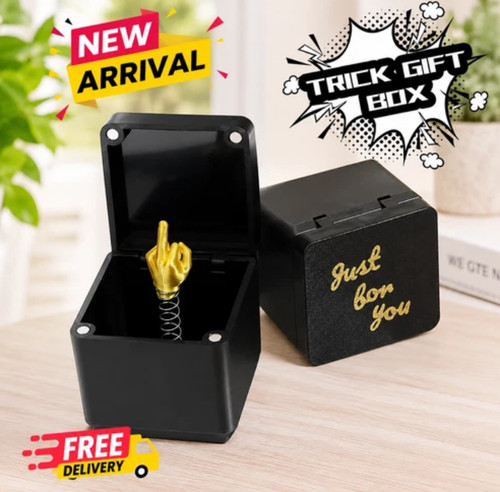 Middle finger box funny - middle, a