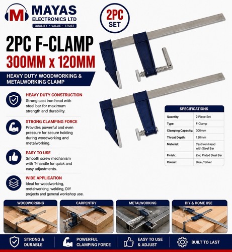 2pc clamp 300mm 120mm - 2pc,