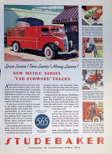 Original 1936 studebaker - studebaker, ad