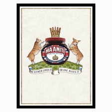 Marmite Retro metal tin sign Plaque Garage pub man cave Home Large