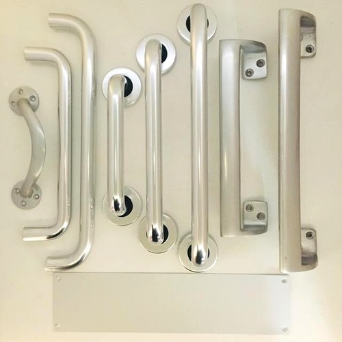 Door pull handle - door, handle,d-shape-