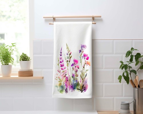 Watercolor wildflower kitchen - watercolor,