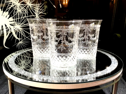 Baccarat needle etched - baccarat,