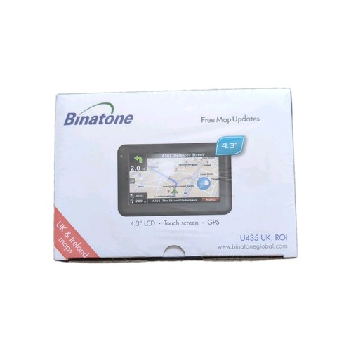 Sat nav binatone u435 - nav, uk