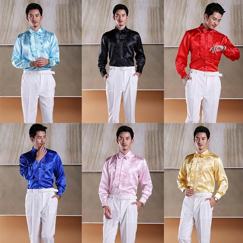Men shirt frill top - shirt, long