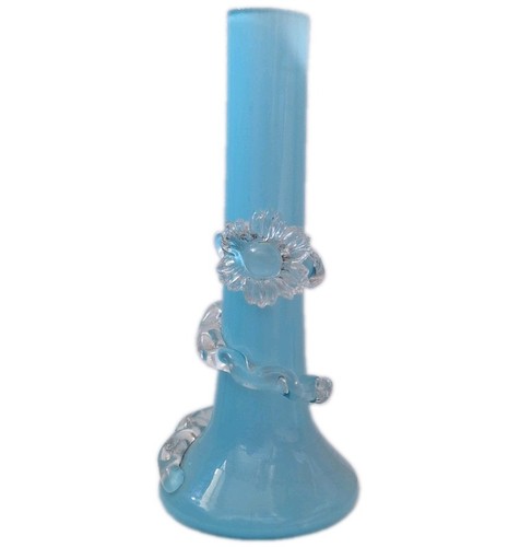 1900 bohemian blue art glass - bohemian,