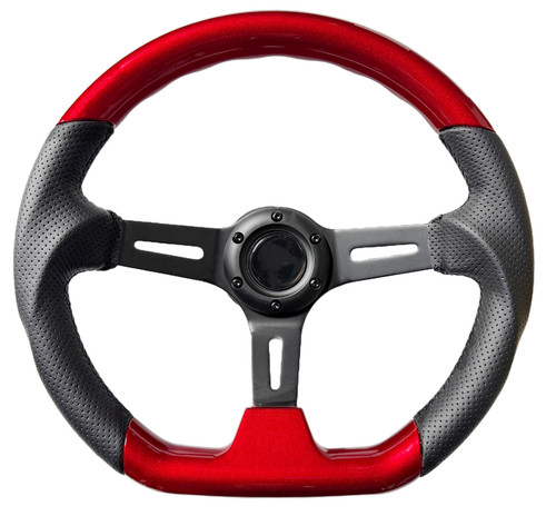 Red black dished - red, d2