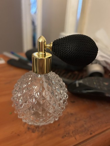 Glass scent bottle - glass,