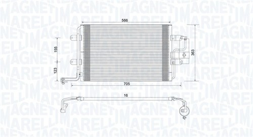 Magneti marelli condenser air - marelli,