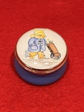 Crummles Paddington Bear Enamel Trinket / Pill Box