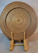 Set of 3 Wicker Woven Charger