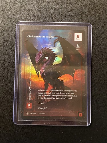 Wonders the first - of, cindermaw