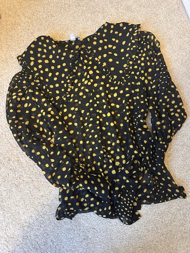 Topshop black and - topshop, polka