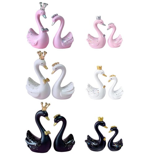 Miniature swan statue - 3d,