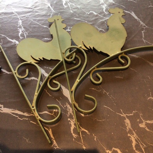 Wrought iron brackets hangers - wrought,