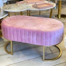 Fabric Bed End Bench Stool