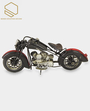 Motorcycle Chopper Black Metal