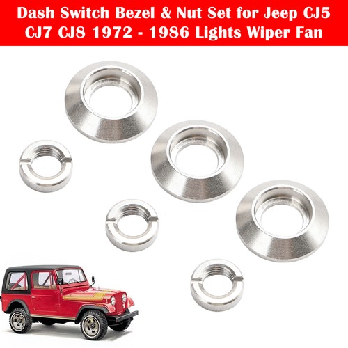 Dash switch bezel - dash, nut