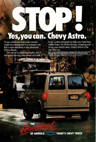 1989 chevrolet chevy astro tan - 1989,