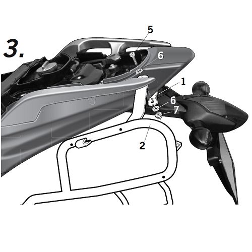 Shad side master holder - shad,