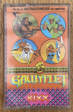 Vintage Amstrad / Schneider Game Gauntlet Boxed And Complete