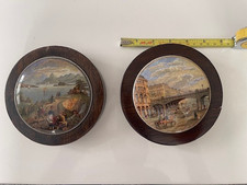 Victorian Pot Lids , Pair