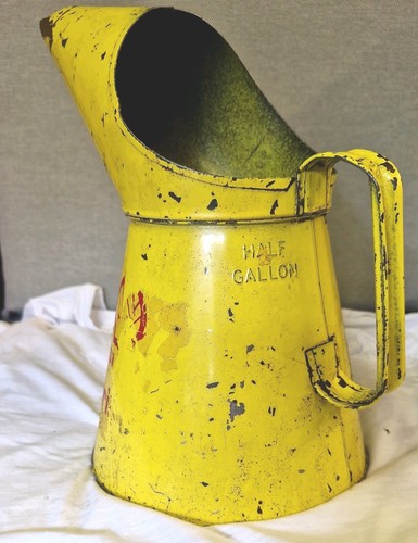 Vintage oil jug pourer - vintage,
