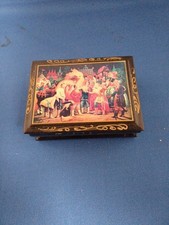 Vintage Black Laquer Russian