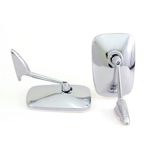 Chrome pair door - door, mirror