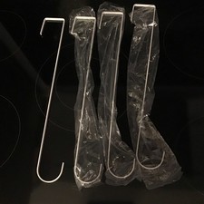 4 Pcs Door Wreath Hanger, Wreath Hook for Front Door, Christmas / Easter - white