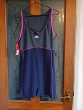Slazenger Women's Blue One Piece Swimming Costume Size 20 BNWT