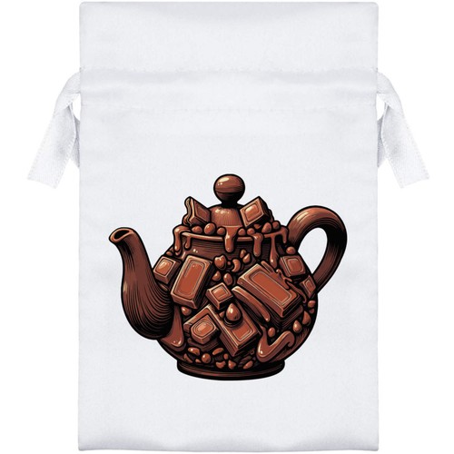 Chocolate teapot satin - teapot',