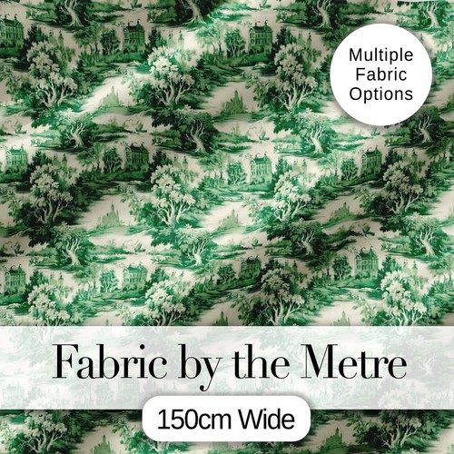Traditional green toile - traditional,