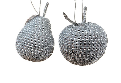 Set diamante apples - 'apples, &