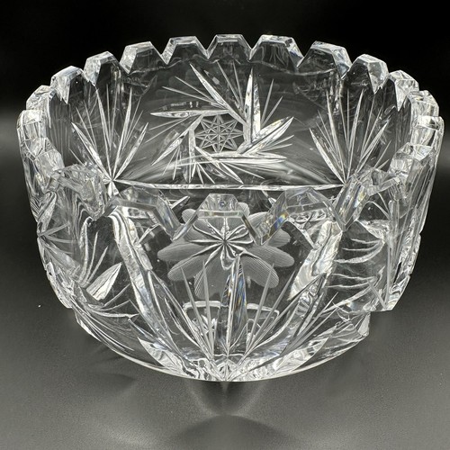 Vintage crystal cut glass - vintage,