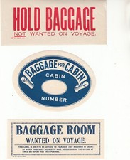 3 x Unused vintage transport